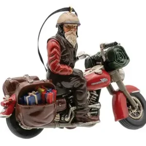 Harley-Davidson Ornamento Babbo Natale Biker - immagine 1