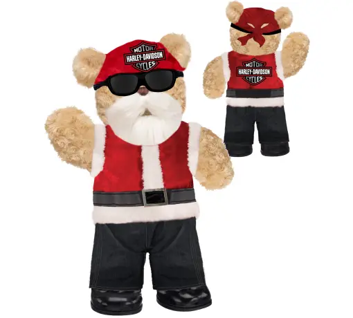 Harley-Davidson Peluche Da Collezione Huggy Orso Babbo Natale