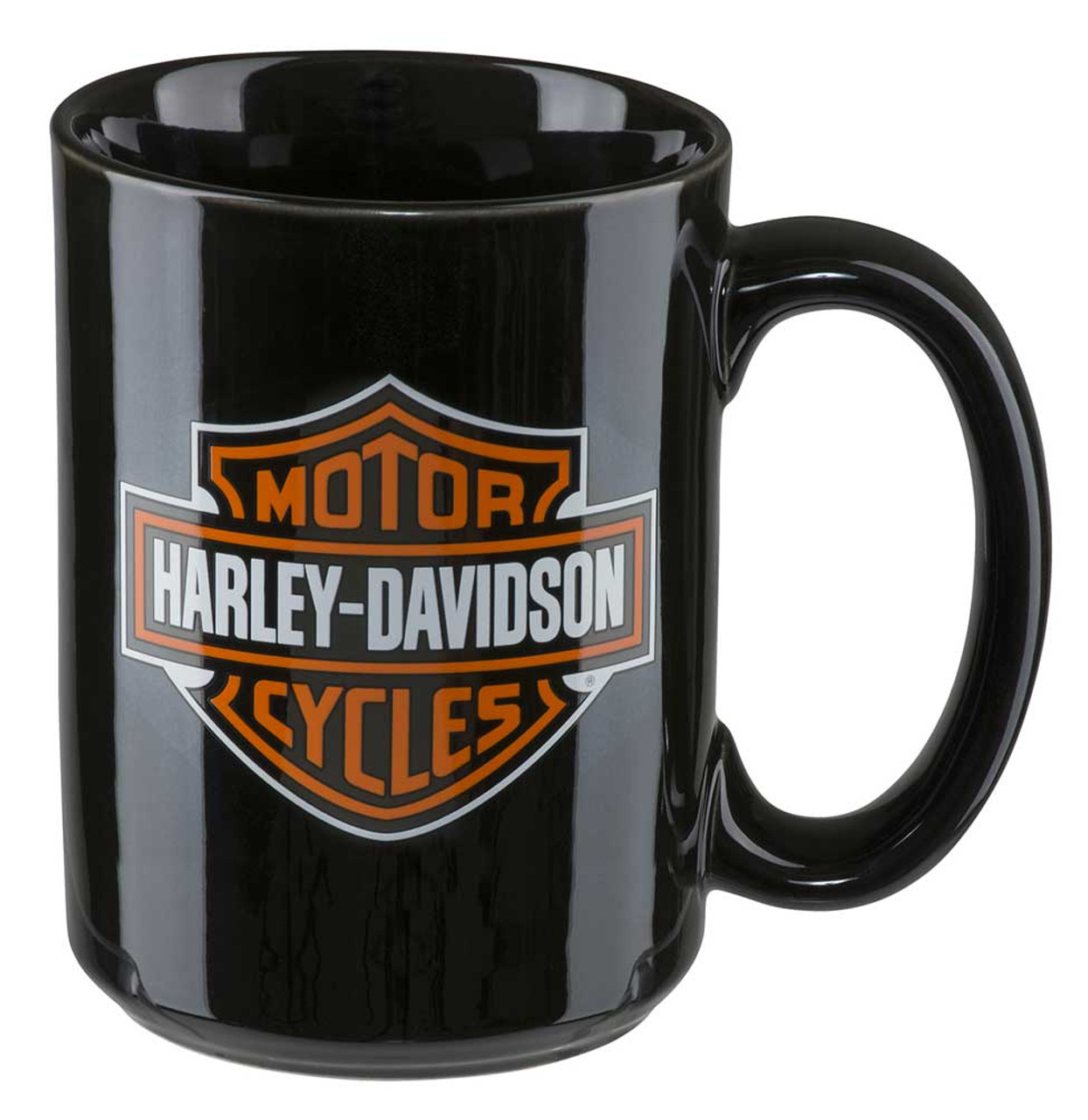 Tazza da caffè Harley-Davidson® Core Bar & Shield Logo, 15 oz. - Nero HDX-98605 - immagine 1