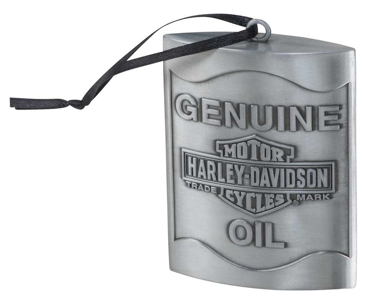 Harley-Davidson® Embossed Genuine Oil B&S Pewter Hanging Ornament HDX-99200 Item # HDX-99200 - immagine 2
