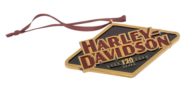 Harley-Davidson® 120th Anniversary Metal Christmas Tree Ornament, Limited Edition