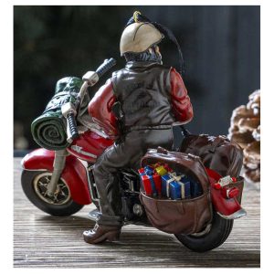 Harley-Davidson Ornamento Babbo Natale Biker - immagine 2