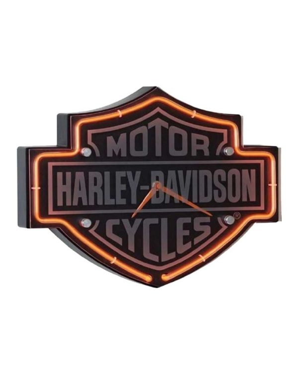 Orologio Harley-Davidson® a forma di B&S inciso al neon