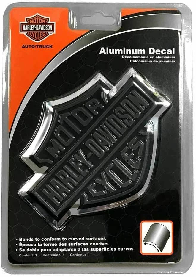 HARLEY DAVIDSON Chroma Graphics 41713 Decalcomania pieghevole in alluminio 4-3/8" x 3-1/2" - immagine 1