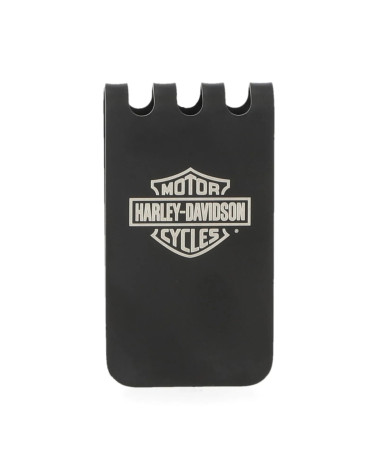 Clip per portamonete Harley-Davidson® Bar & Shield - Nero