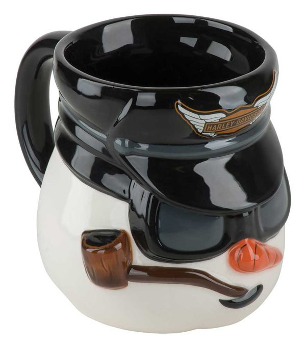 Harley-Davidson® Biker Pupazzo di Neve Tazza Scolpita, 16 oz. HDX-98625 nero/bianco