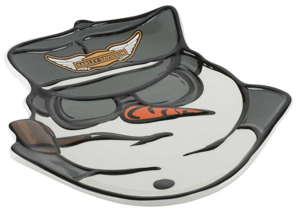 Vassoio pupazzo di neve Harley-Davidson® Biker Custom Sculpted - Bianco e Nero HDX-99145 Punto # HDX-99145