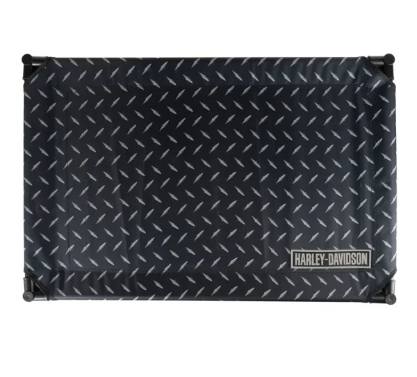 Letto per animali rialzato con piastra diamantata