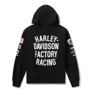 Harley-Davidson Factory Racing Hoodie - Black - Felpa con cappuccio - immagine 2