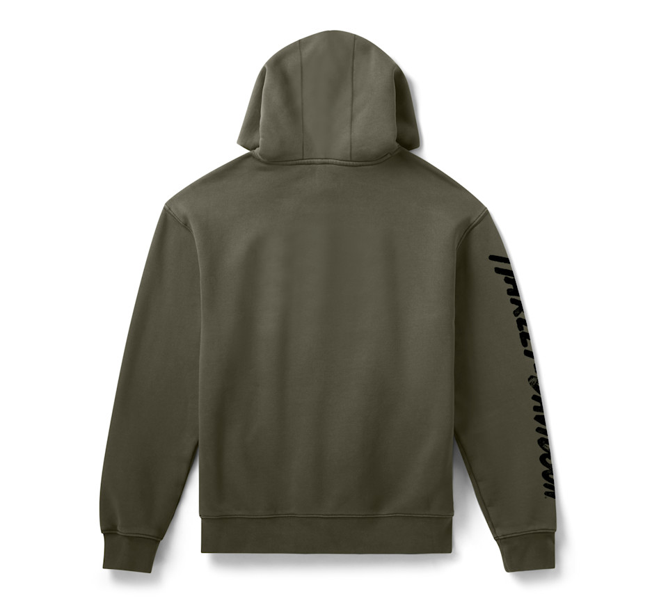 Felpa con cappuccio in pile H-D Knock Your Pants Off da uomo NUOVO ARRIVO - immagine 2