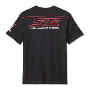 T-shirt a maniche corte Harley-Davidson Screamin' Eagle da uomo - Harley Black - immagine 2