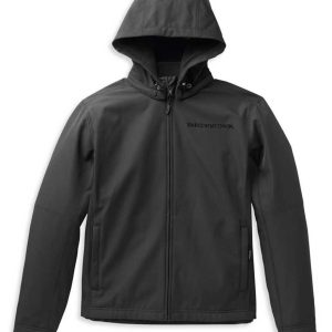 Harley-Davidson® Men's Willie G Skull Hooded Softshell Jacket, Black 98404-22VM - immagine 1