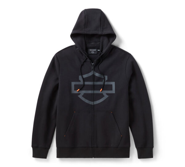 Felpa da uomo con cappuccio e zip H-D TECH