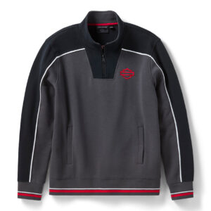 Felpa in pile con cerniera 1/4 Screamin' Eagle da uomo - immagine 1