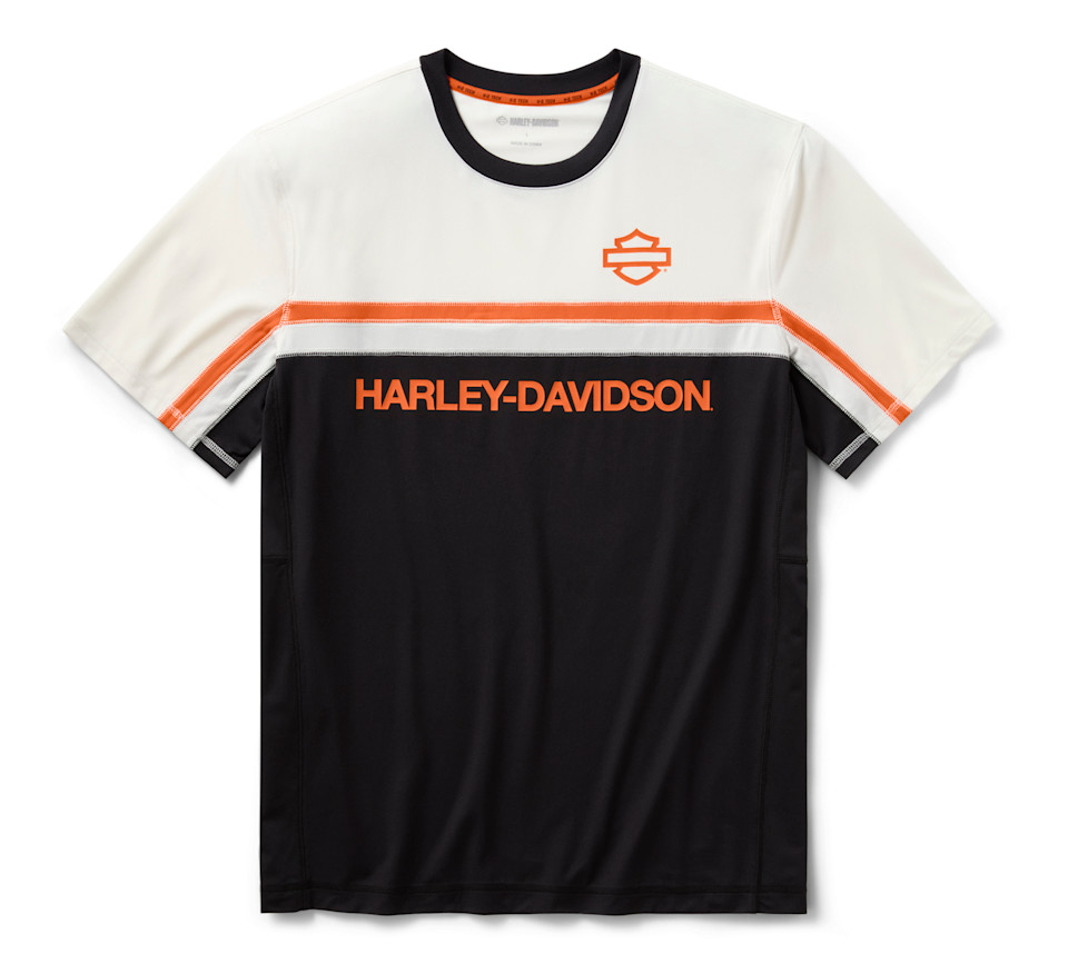 Maglia girocollo da uomo a maniche corte areate H-D TECH - immagine 1