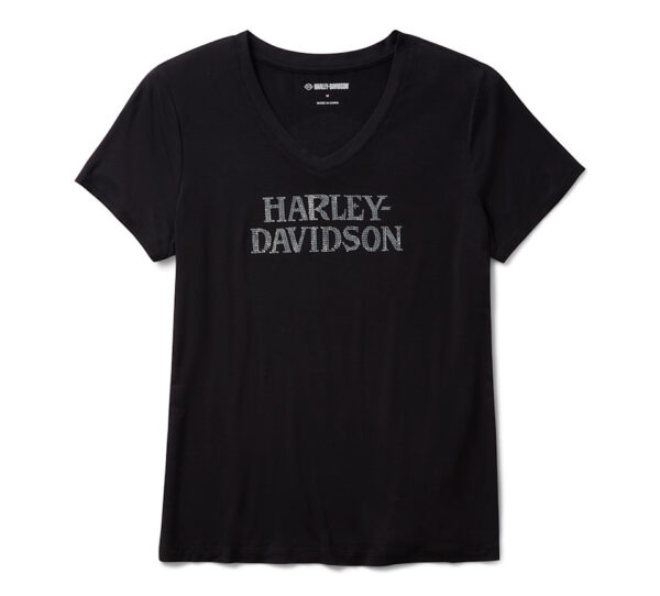 Willie G Skull Bling a V - Harley Black