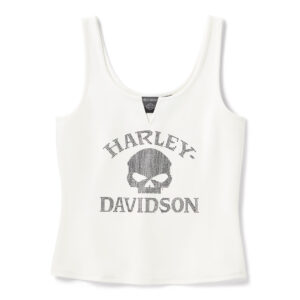 Canotta Willie G Skull Bling  - Cloud Dancer - immagine 1