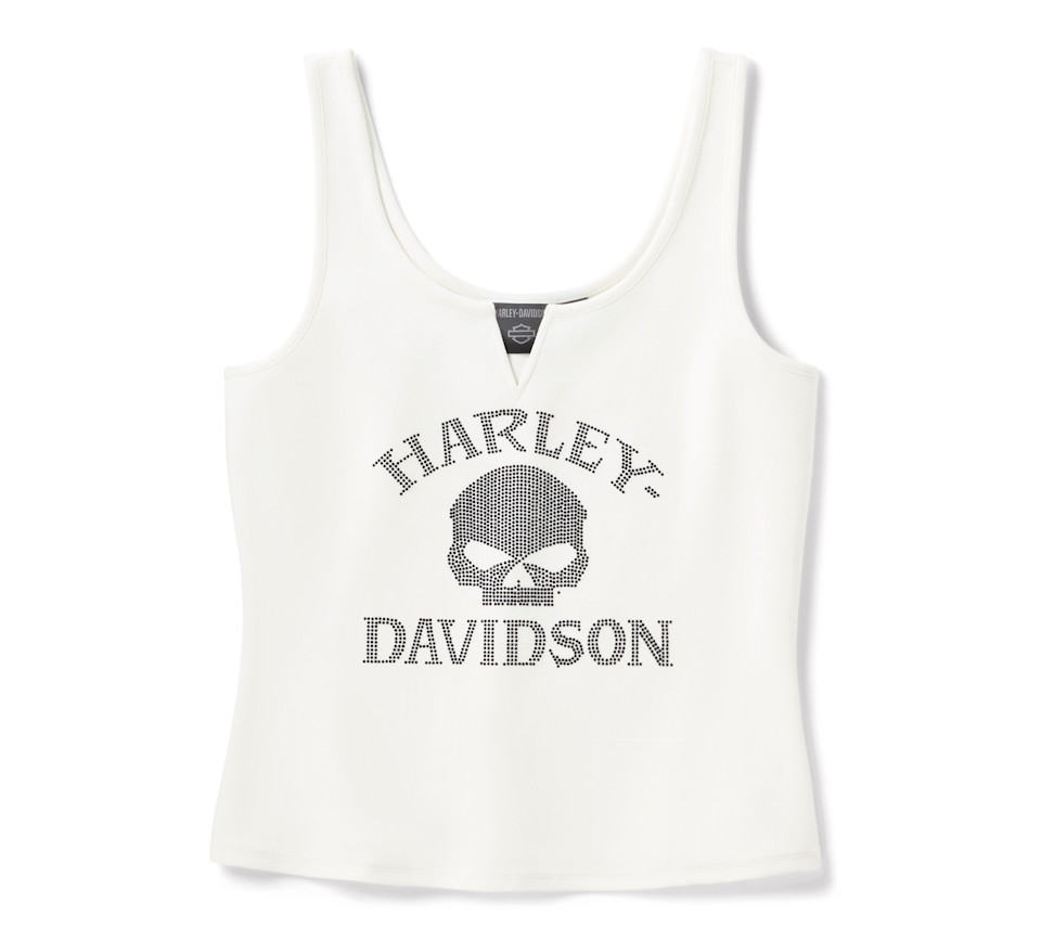 Canotta Willie G Skull Bling  - Cloud Dancer - immagine 1