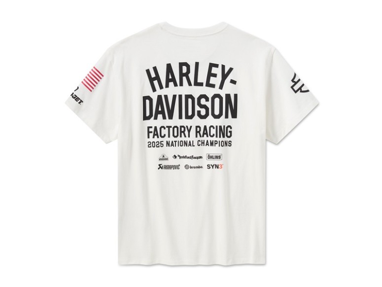 Maglietta a maniche corte  Harley-Davidson Factory Racing CHAMPION - immagine 1