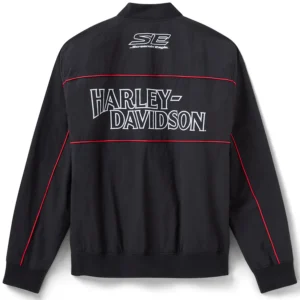 Giacca bomber a maniche lunghe con cerniera Harley-Davidson Screamin' Eagle, - immagine 3