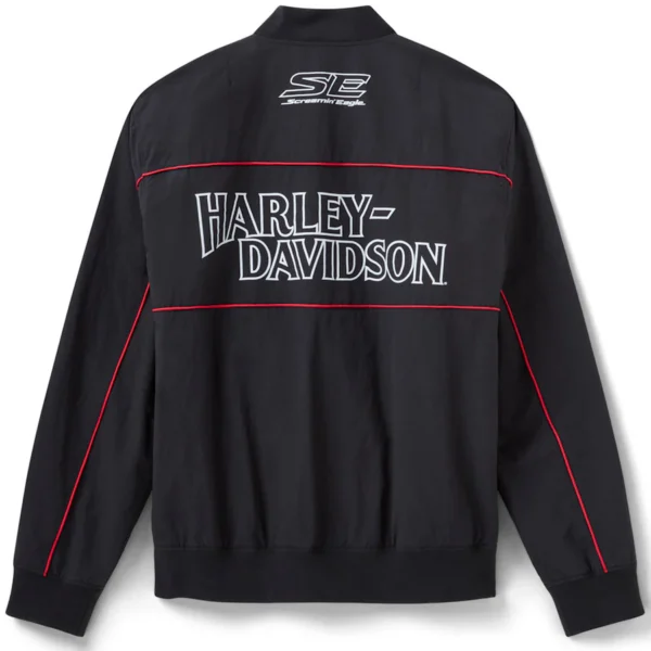 Giacca bomber a maniche lunghe con cerniera Harley-Davidson Screamin' Eagle,