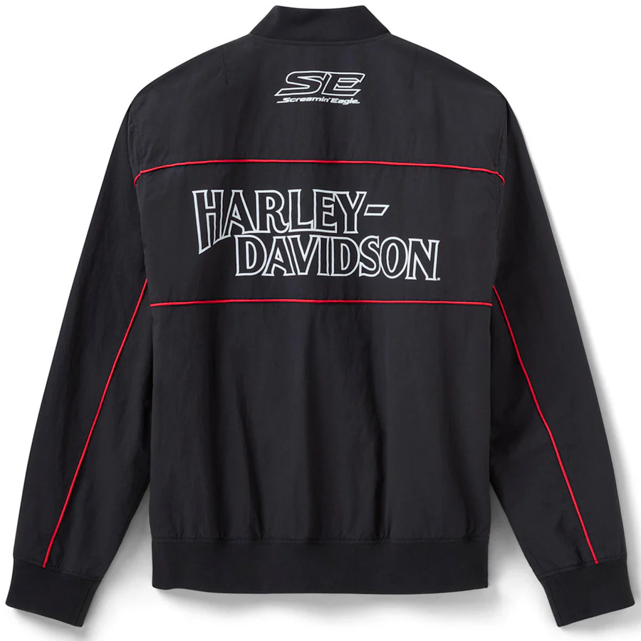 Giacca bomber a maniche lunghe con cerniera Harley-Davidson Screamin