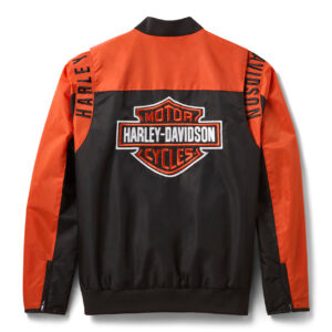 Giubbotto bomber in nylon H-D Mainstreet da uomo - immagine 2