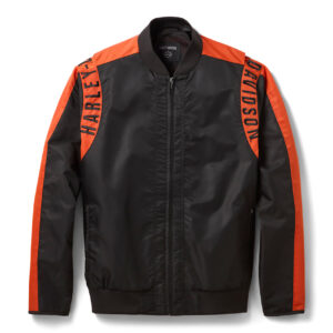 Giubbotto bomber in nylon H-D Mainstreet da uomo - immagine 1