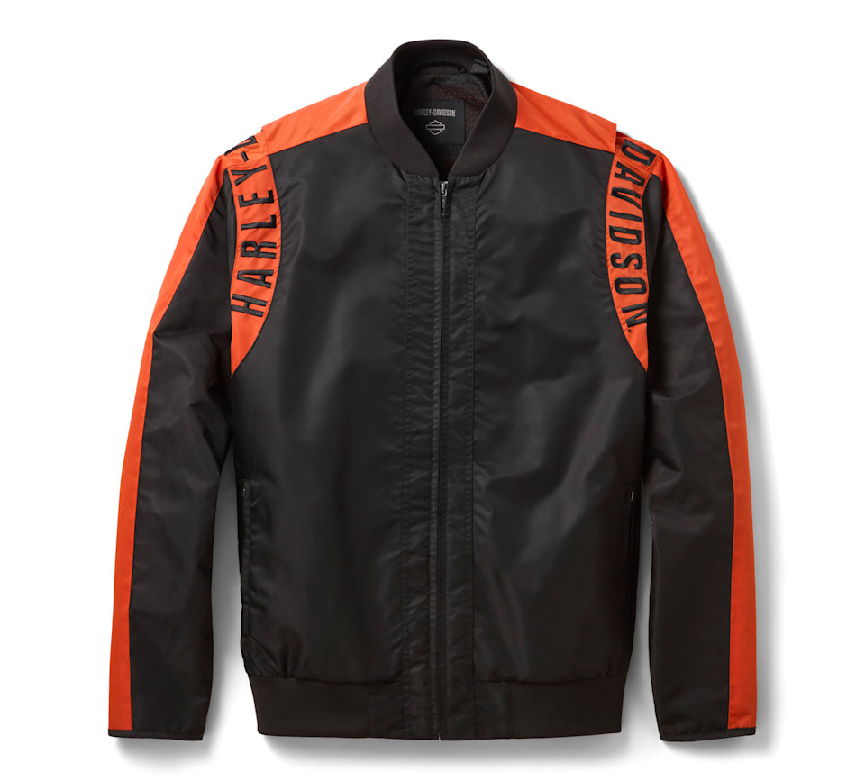 Giubbotto bomber in nylon H-D Mainstreet da uomo - immagine 1