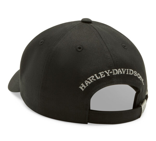 Cappellino da baseball Willie G Bling Skull da donna - Harley Black.