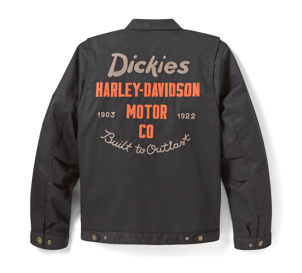 Giacca con fodera trapuntata Eisenhower Dickies x H-D - Black NUOVO ARRIVO - immagine 2