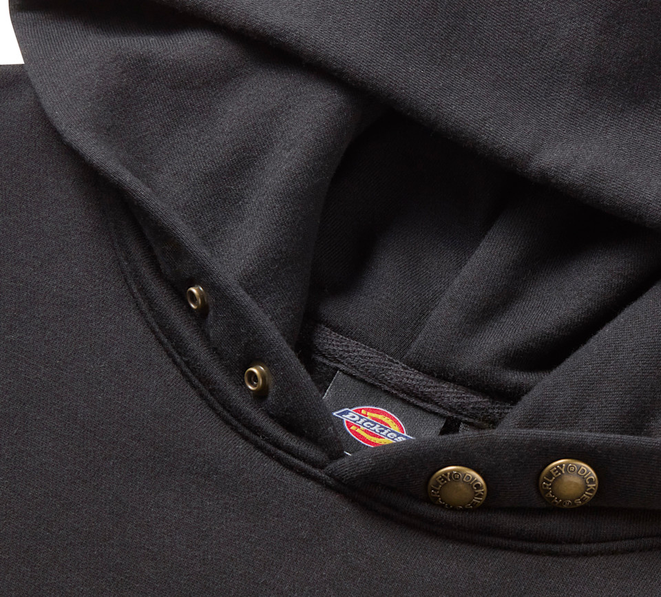 Felpa - Hoodie pullover oversize Winged Horseshoe Dickies x H-D - Black - immagine 3