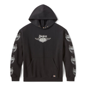 Felpa - Hoodie pullover oversize Winged Horseshoe Dickies x H-D - Black - immagine 1