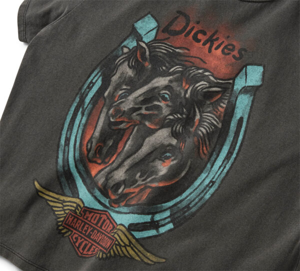 Maglietta Dickies x H-D Triple Horse Boxy Fit
