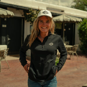 Pullover con zip a 3/4 H-D TECH da donna - immagine 3