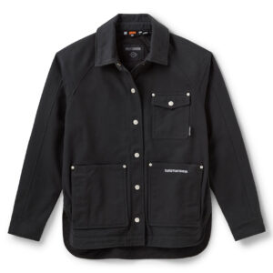 Giacca da moto femminile Willie G Skull con orlo arrotondato - immagine 1