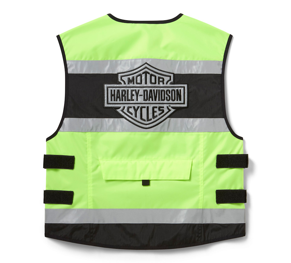 Gilet H-D Hi-Vis da uomo - Giallo Hi-Vis - immagine 2