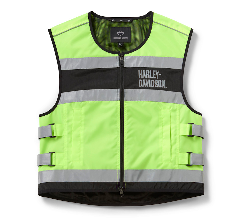 Gilet H-D Hi-Vis da uomo - Giallo Hi-Vis - immagine 1