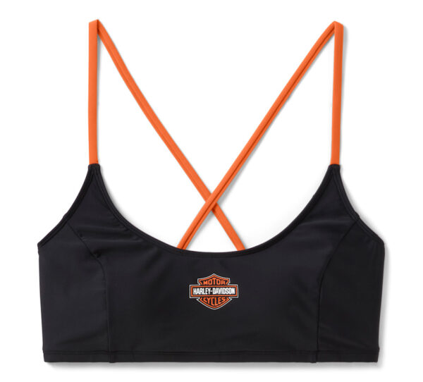 Top bikini  H-D Swim con laccetti sulla schiena