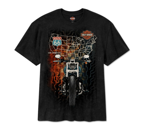 Maglietta a maniche corte  H-D Route 66 Anniversary