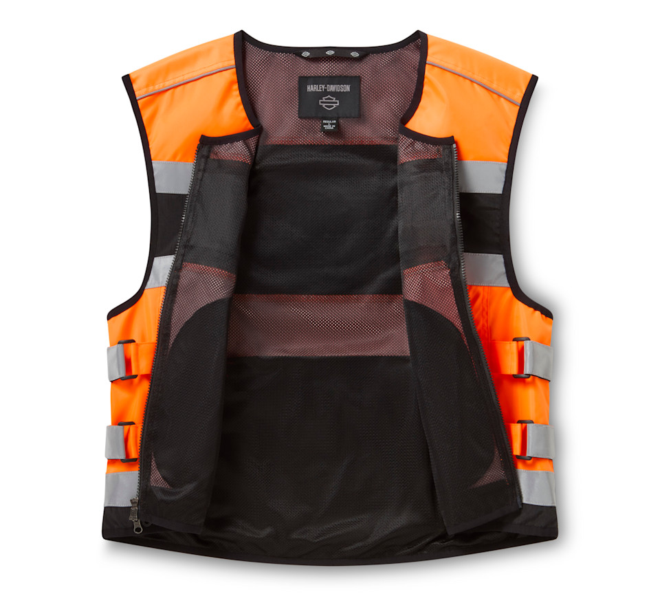 Gilet Hi-Vis H-D da uomo - Hi Vis Orange - immagine 3