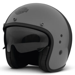 Casco 3/4 X14 con visiera parasole acromatica - immagine 1