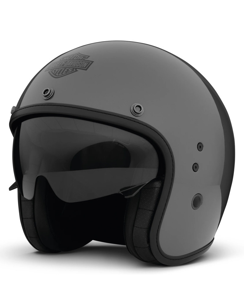 Casco 3/4 X14 con visiera parasole acromatica - immagine 1