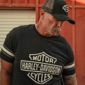 T-shirt  H-D Essential Sleeve Stripe '03 NUOVO ARRIVO - immagine 3