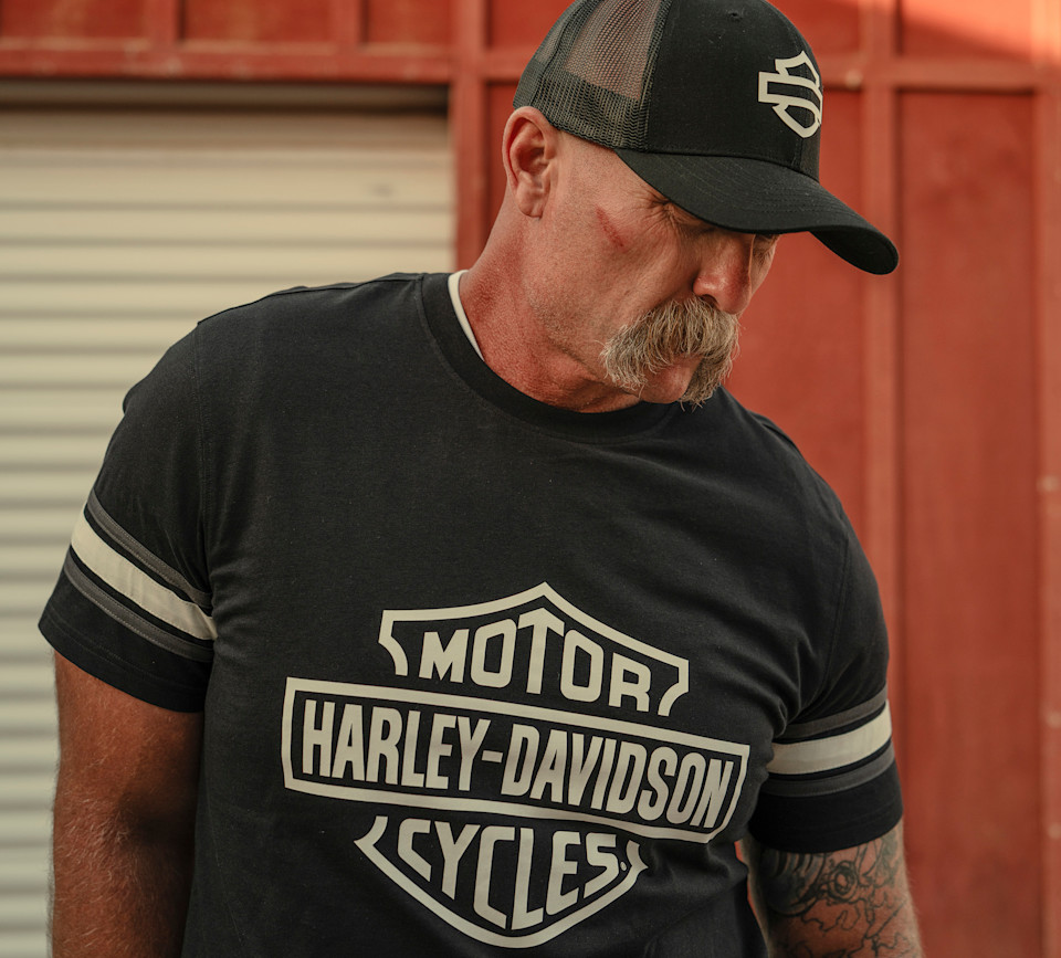 T-shirt  H-D Essential Sleeve Stripe 