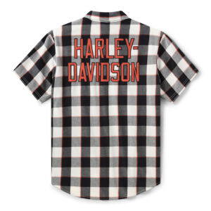 Camicia a maniche corte H-D Essential Buffalo a quadri - immagine 2