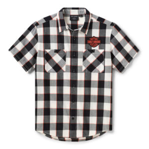 Camicia a maniche corte H-D Essential Buffalo a quadri - immagine 1