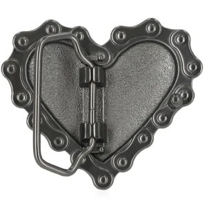 Fibbia per cintura  finitura Gunmetal MAU014 - immagine 2