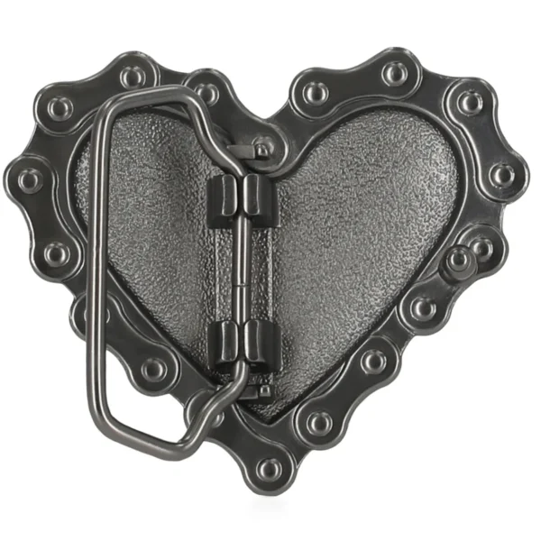Fibbia per cintura  finitura Gunmetal MAU014