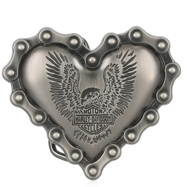 Fibbia per cintura finitura Gunmetal MAU014